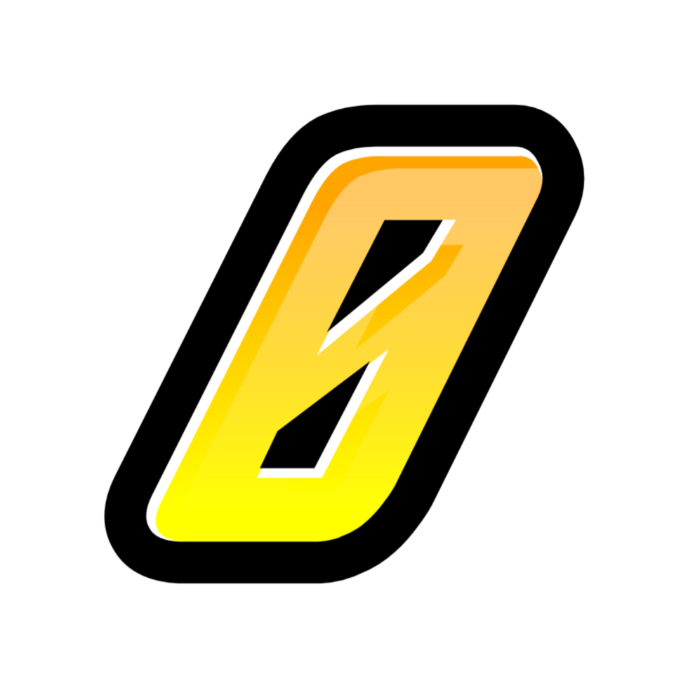 3D number illustration png