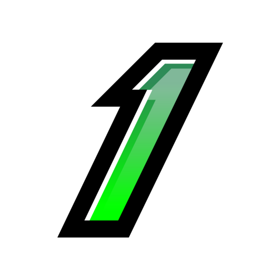 3D number illustration png