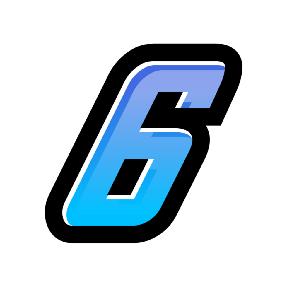 3D number illustration png