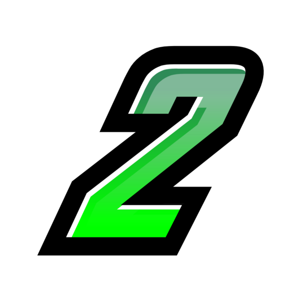 3D number illustration png
