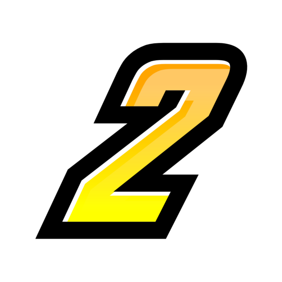 3D number illustration png