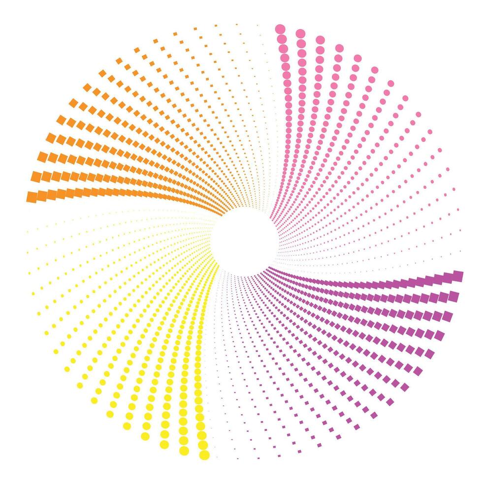 Dots Circle Design vector