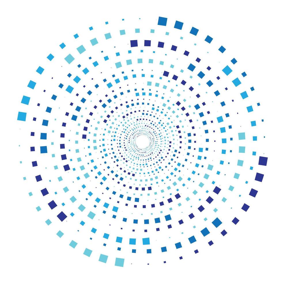 Abstract Circle consisting dots design vector