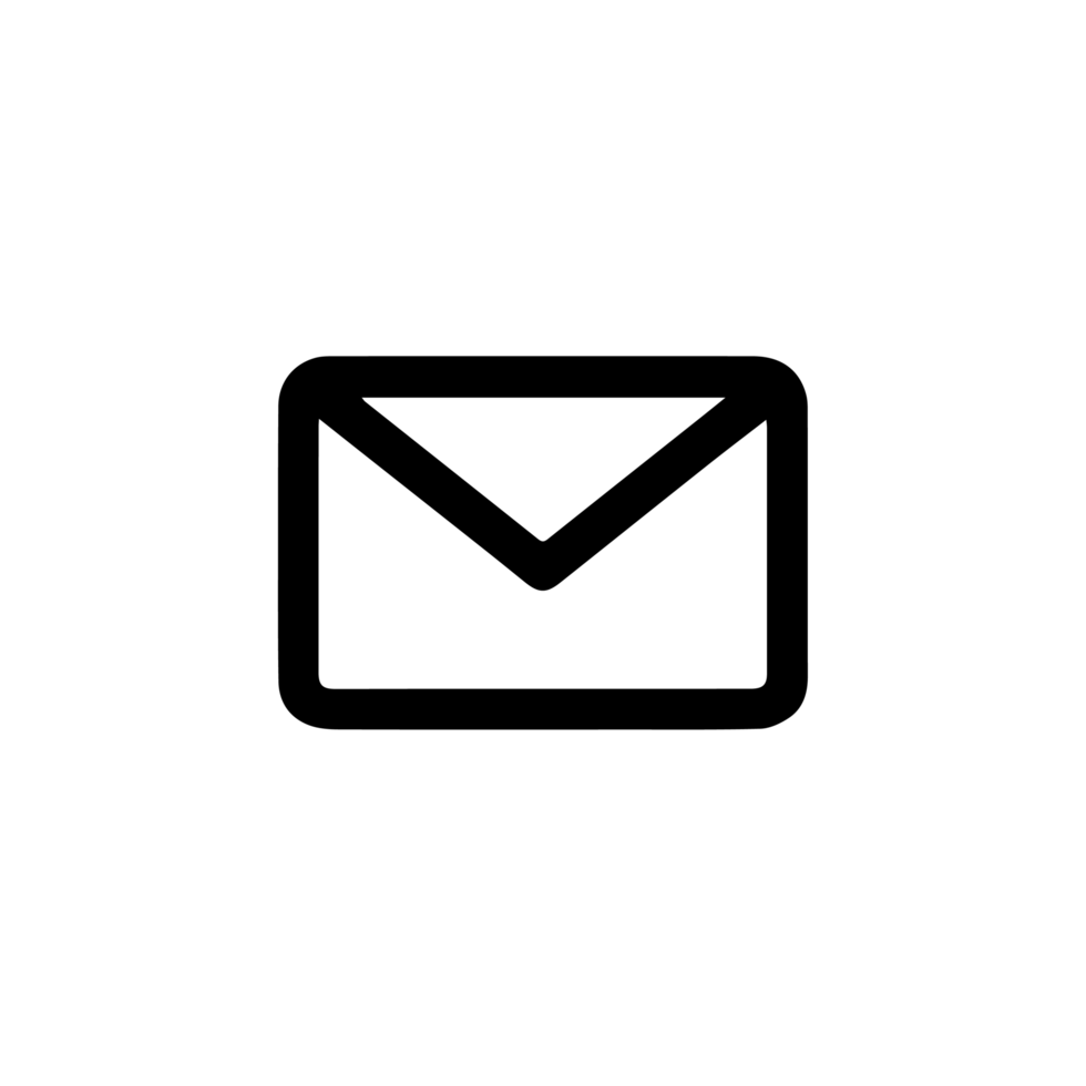 Email icon. Envelope Mail services. Contacts message send png
