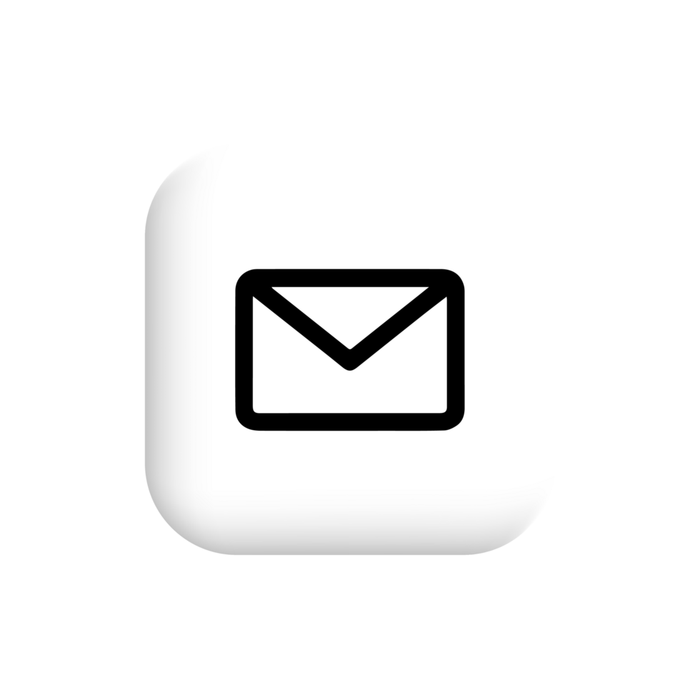 Email icon. Envelope Mail services. Contacts message send png
