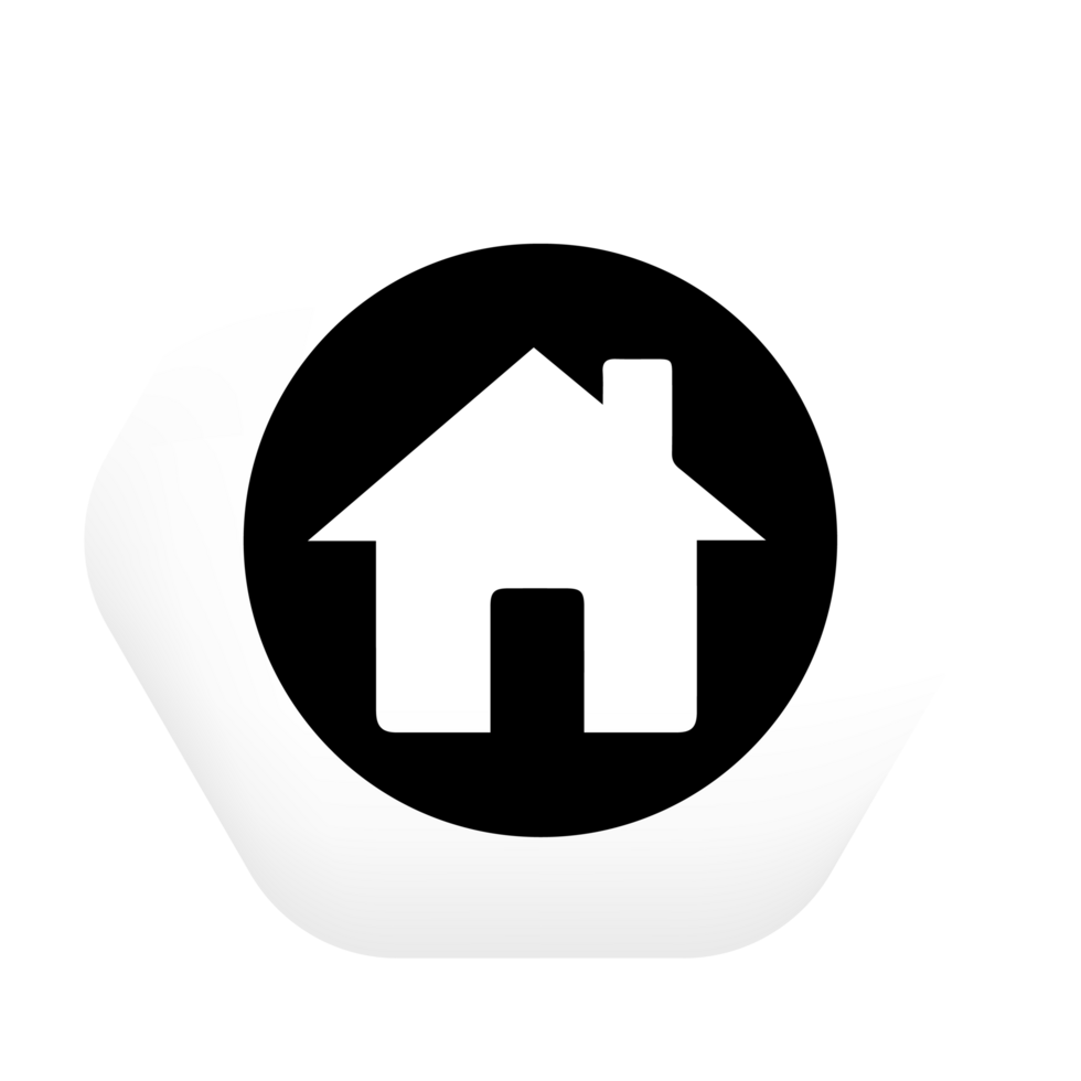 minimal home icon, web homepage symbol png