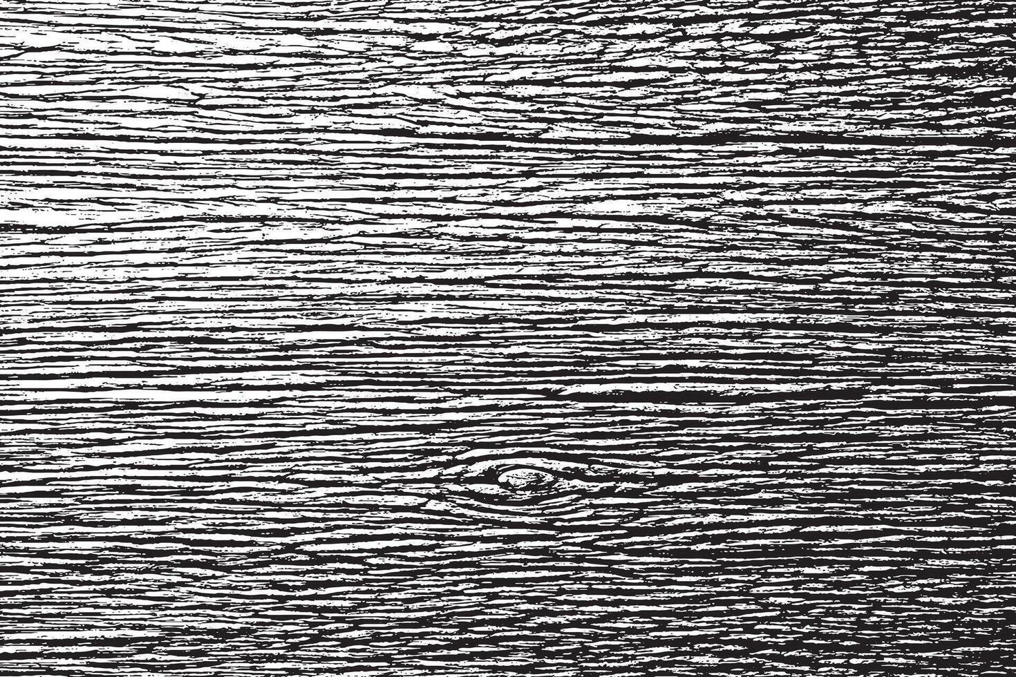 black printed wooden texture on white canvas vector