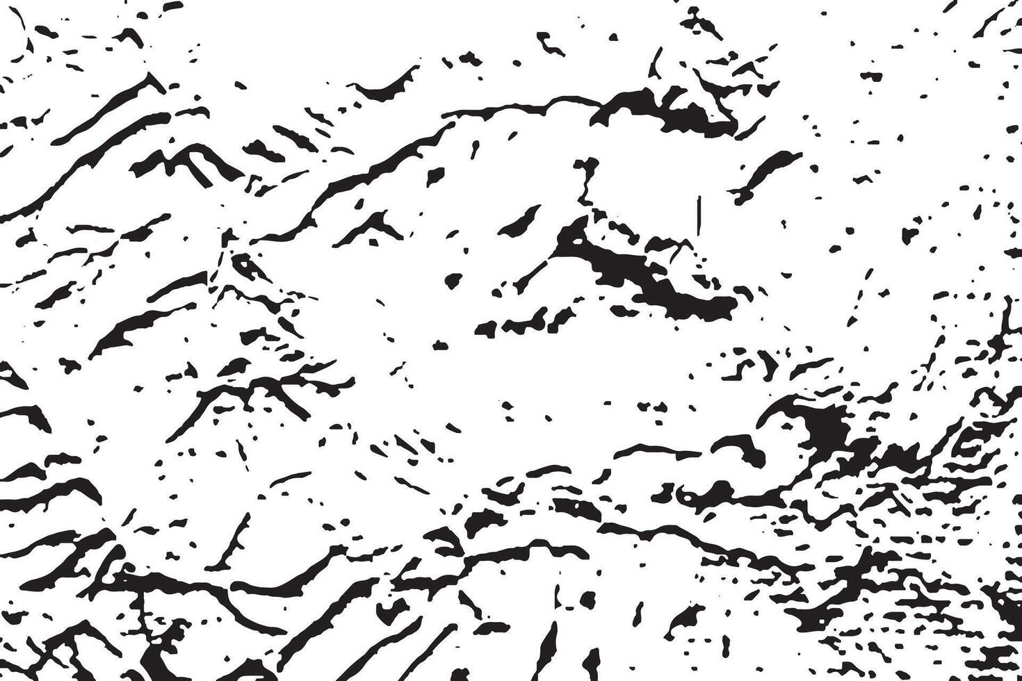 Rough Black and White Grunge Texture - Distressed Overlay Background - Abstract Textured Effect - Isolated on White - EPS10 vector