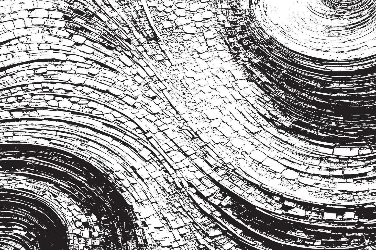 black monochrome overlay grunge texture illustration for background and texture vector