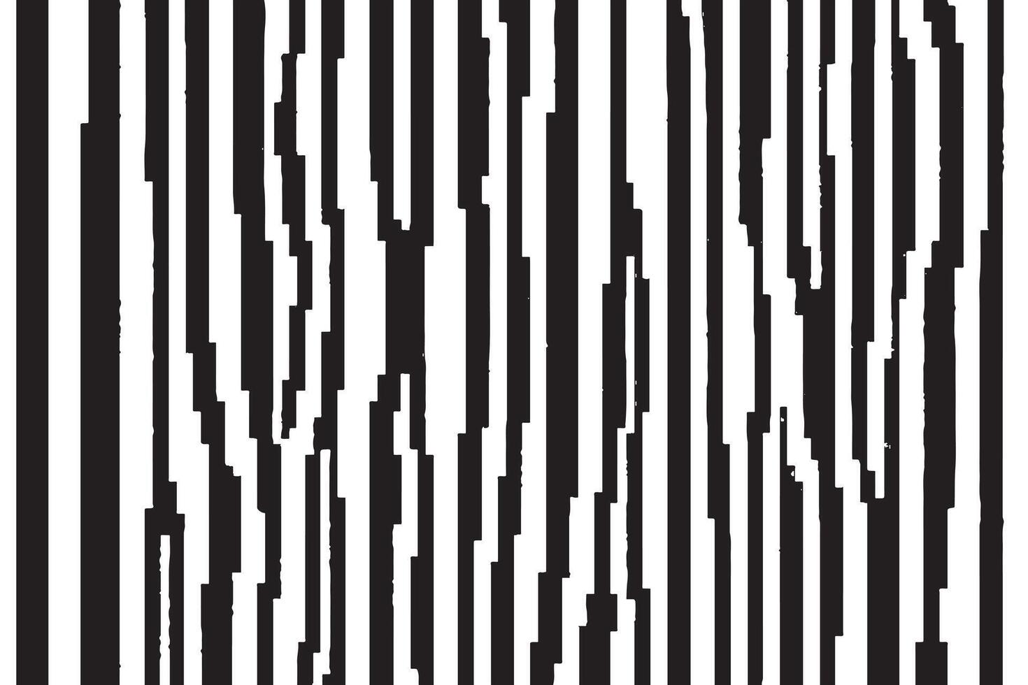black printed wooden texture on white canvas vector