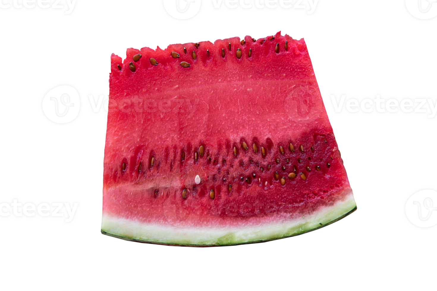A fresh Slice of red watermelon isolated on the background png