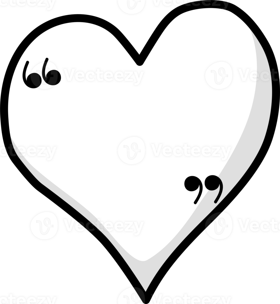 Black and white color speech bubble balloon with quotation marks, icon sticker memo keyword planner text box banner png