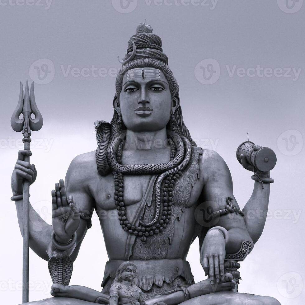 one of the largest statue of lord shiva photo