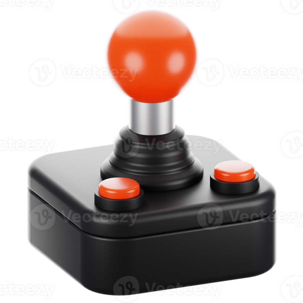 3d Renderização jogos controle de video game ícone. gadget e tecnologia conceito png