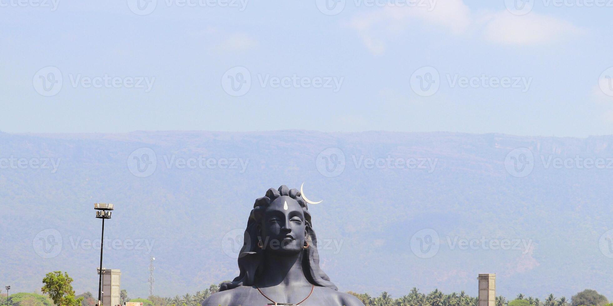View of a beautiful lord shiva statue during day photo