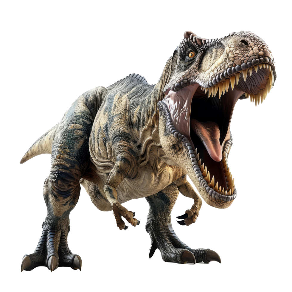 isolated Tyrannosaurus rex on transparent background png