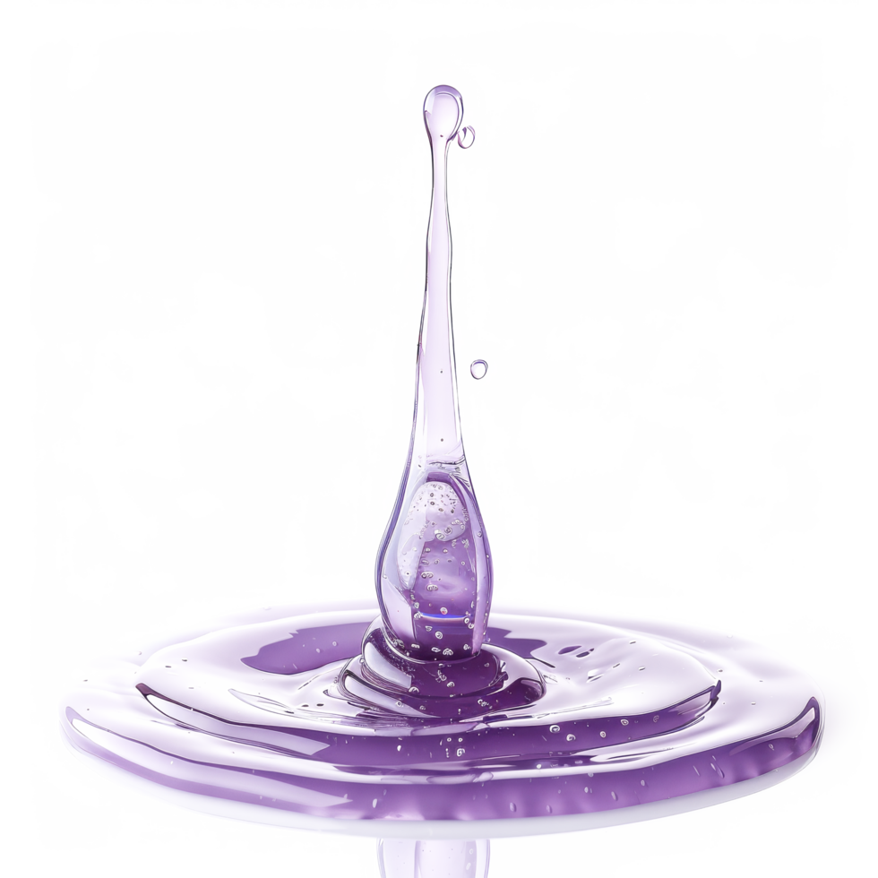 isolated purple liquid splash transparent background png