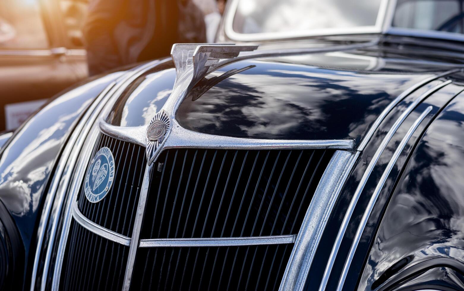 Minsk, Belarus, May 16, 2024 - Retro automobile - Chrysler Airflow photo