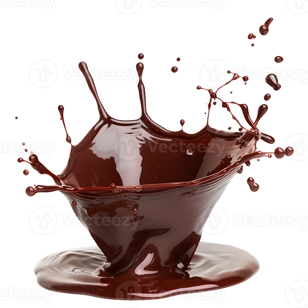 Sinful Chocolate Swirl Transparent Background Cutout png