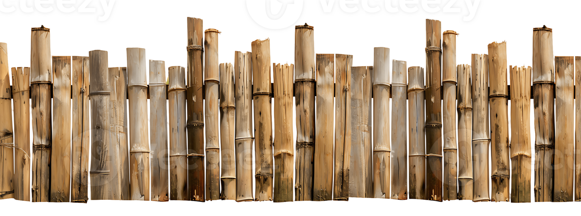 Natural Bamboo Screen Isolated on Transparent Backdrop png