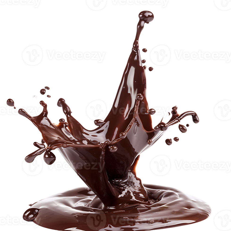 Gourmet Chocolate Drip Transparent Background Cutout png