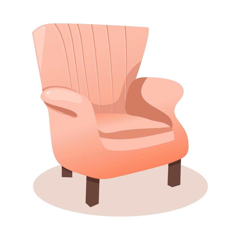 Illustration of sofa or armchair vector
