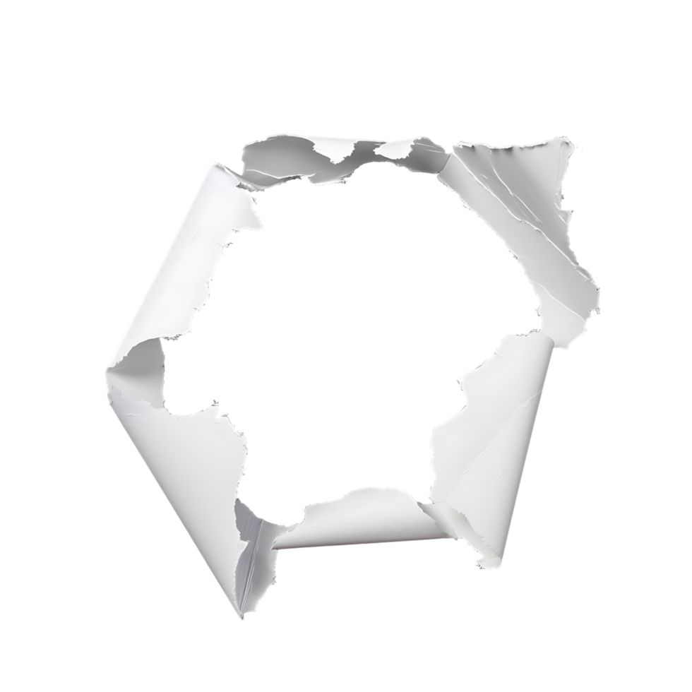White Paper Hole Enhanced Transparency Version png