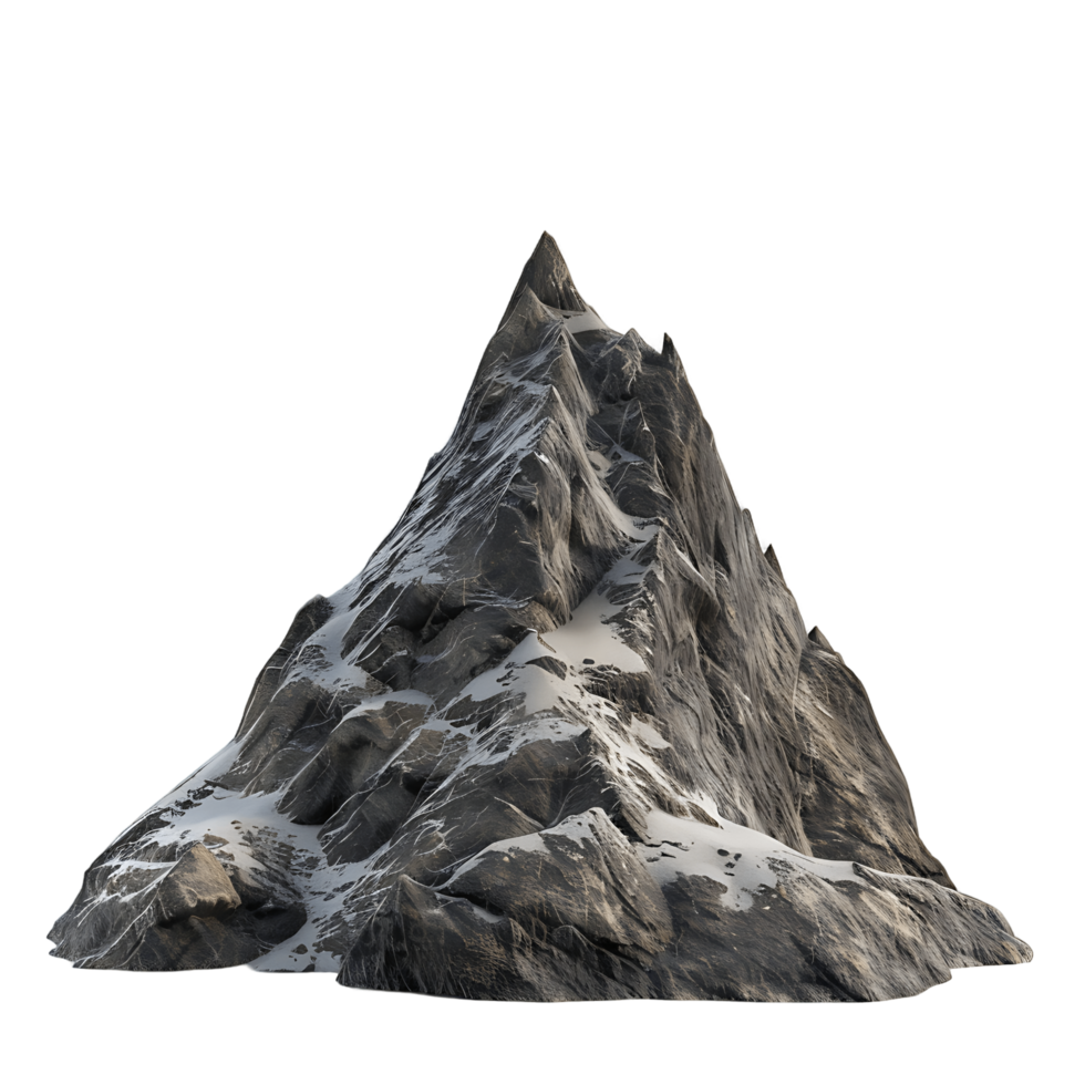 Climber on Cliff Clipped Transparency png
