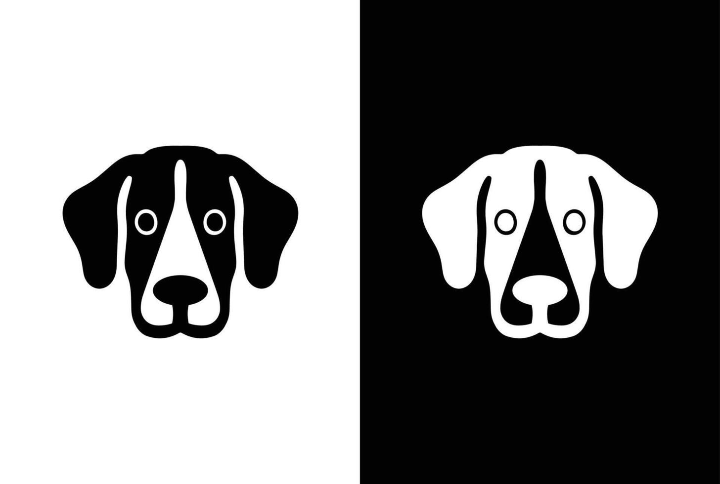 Pet dog icon symbol template for graphic and web design collection logo . Silhouette of dog on white background vector