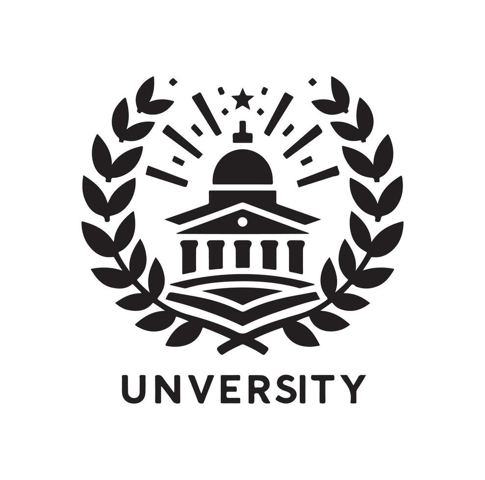 University logo illustration Template vector