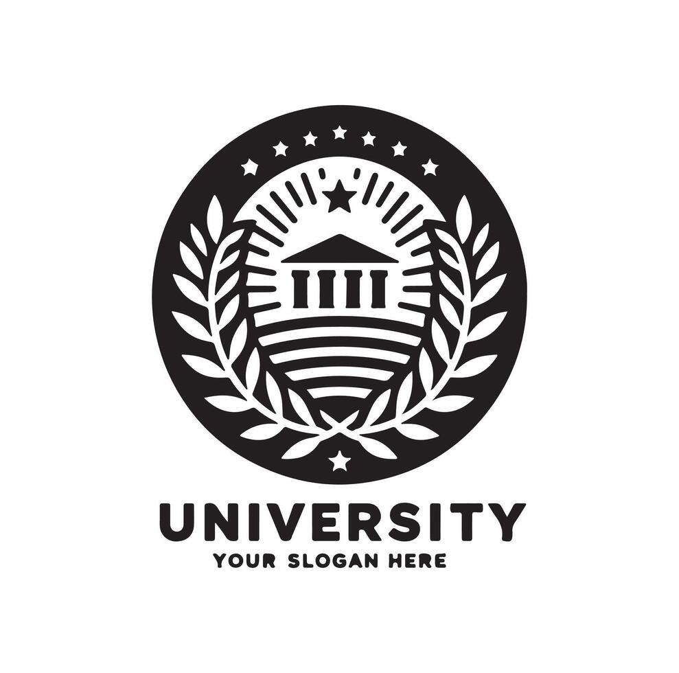 University logo illustration Template vector