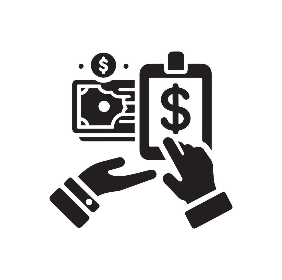 online payment get way logo illustration vector