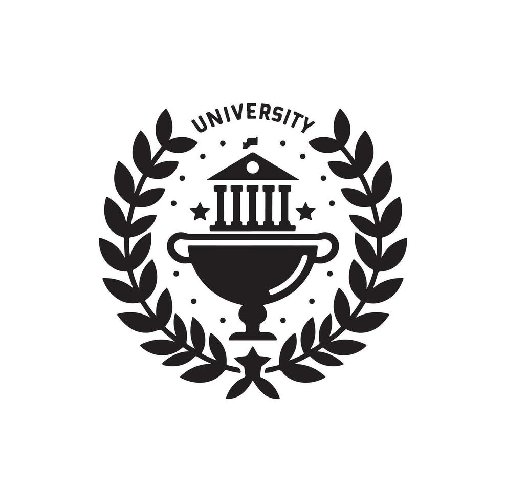 University logo illustration Template vector
