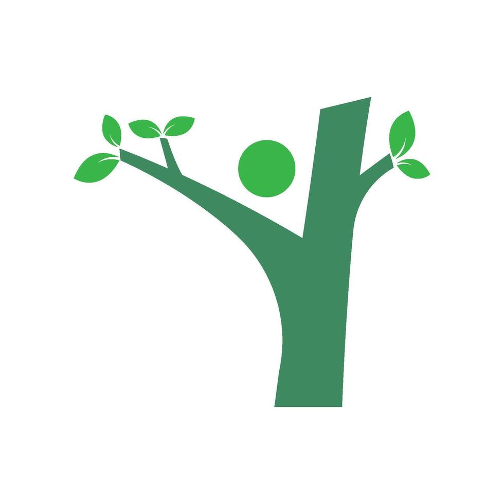 Tree logo icon design vector