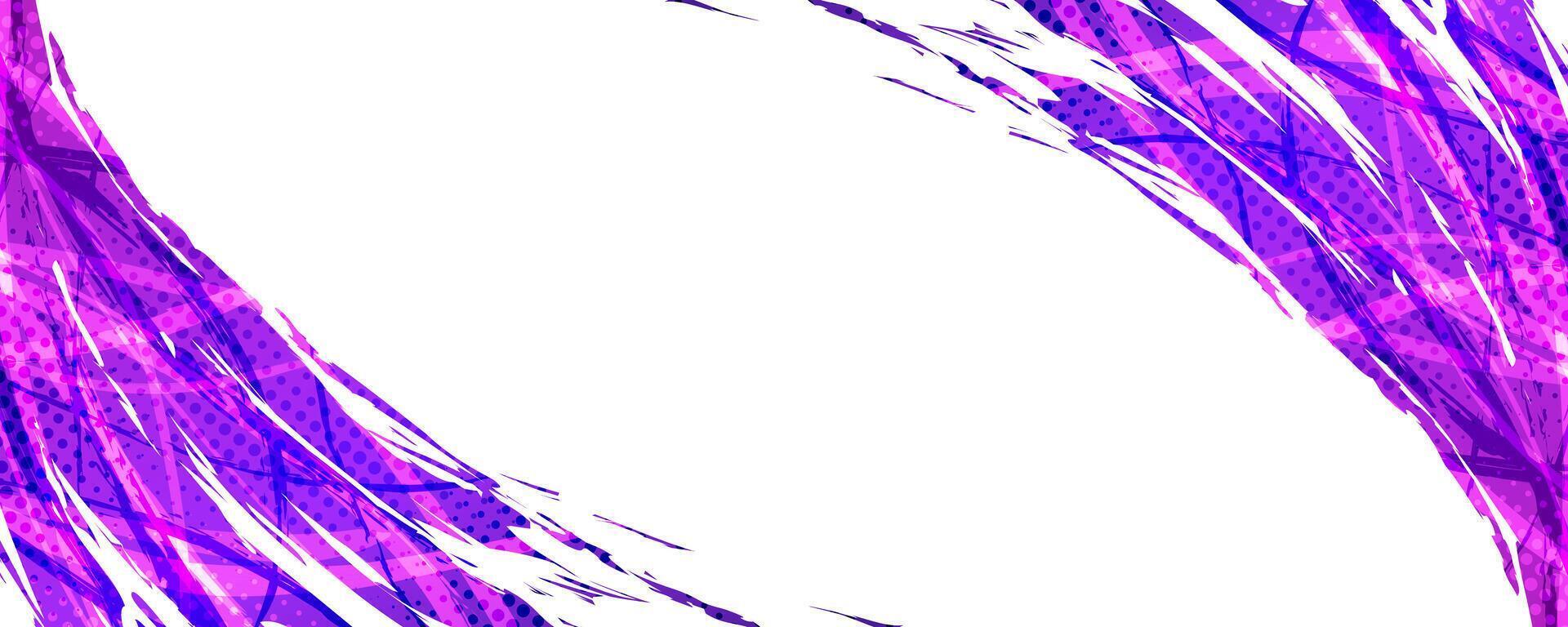 Abstract Background with Purple Gradient Brush. Grunge Sport Background for Banner or Poster Design vector
