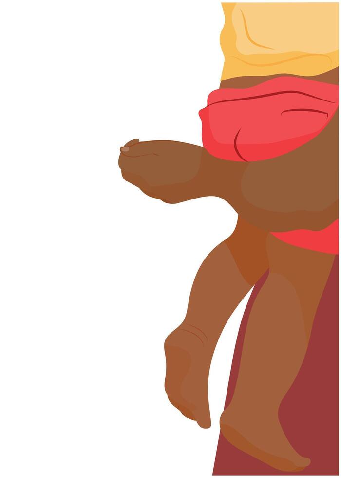 mother holding child, Mother's day, women's day. vector