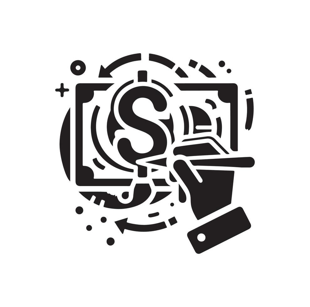 online payment get way logo illustration vector
