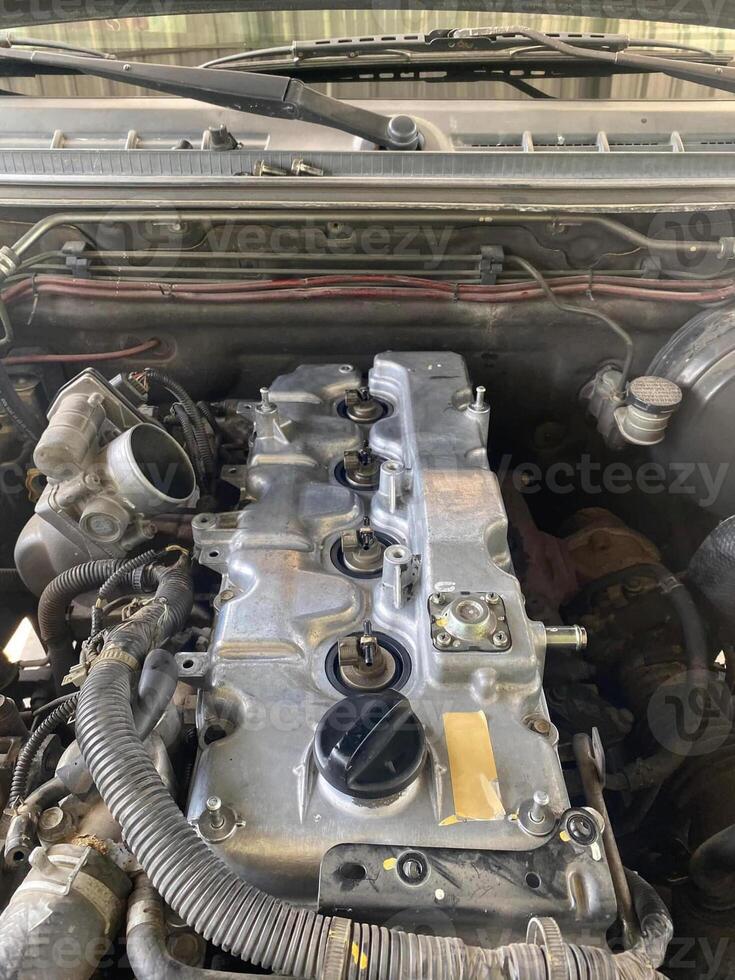 car engine and engine repair photo