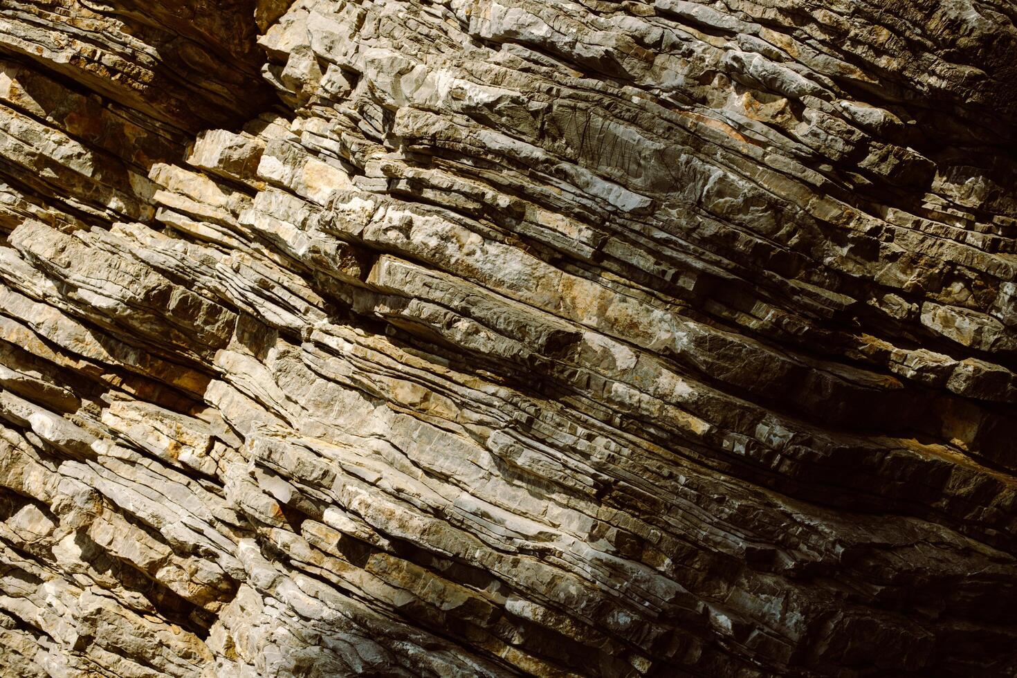 Rocks on the coast of the Adriatic Sea, Montenegro. Stone background. photo