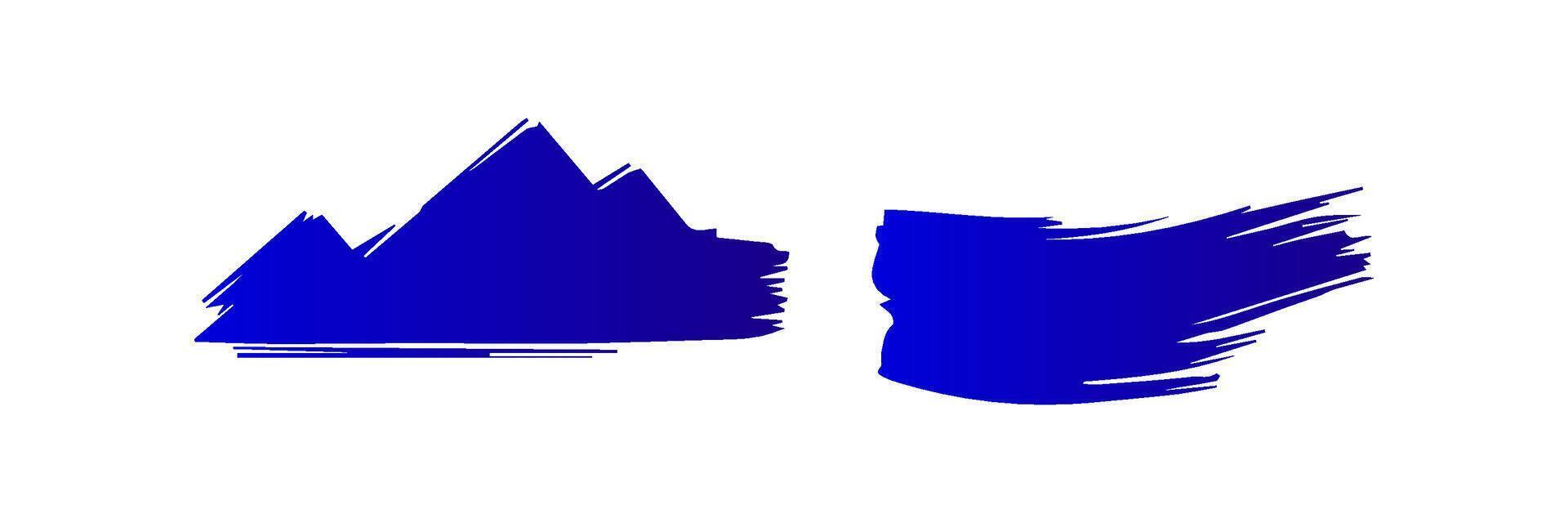 Analog touch material. The texture of the brush is beautiful. Wave pattern vector
