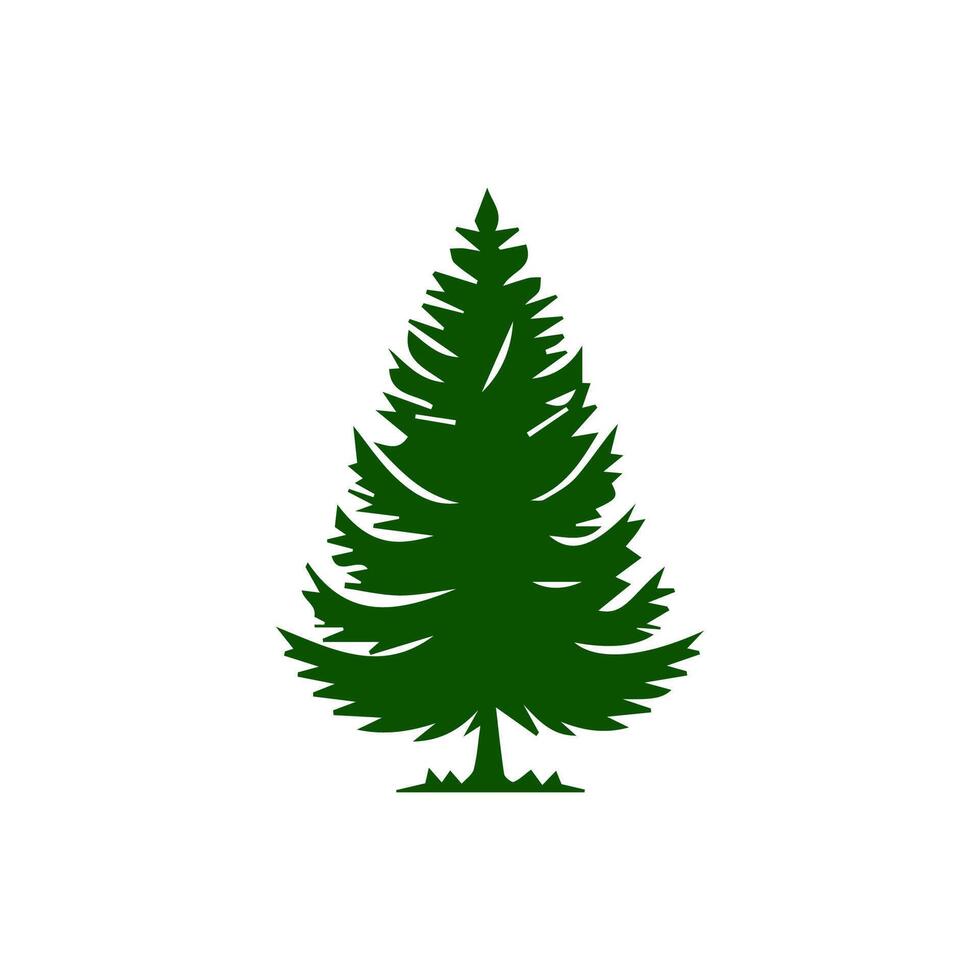 silhouette tree line drawing, graphics tree elements outline symbol for architecture and landscape design drawing. vector