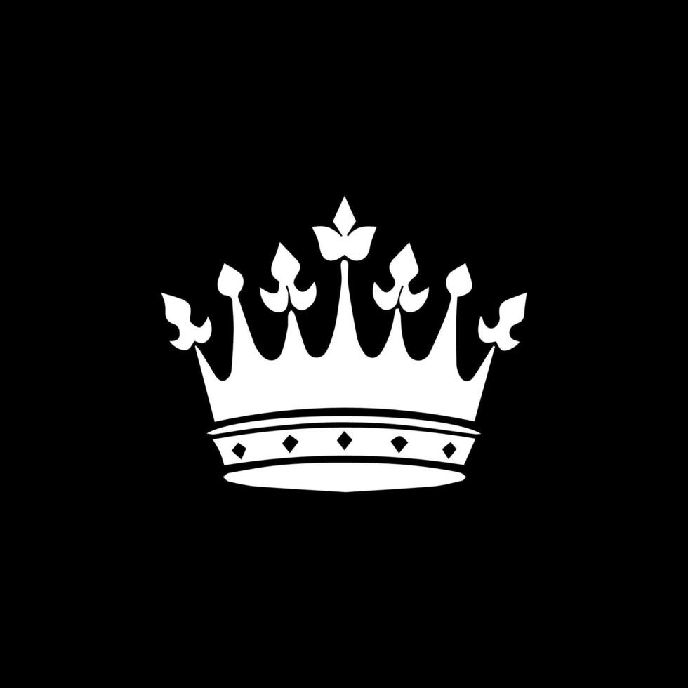 Crown icon black silhouette. Crown king premium quality symbol vector