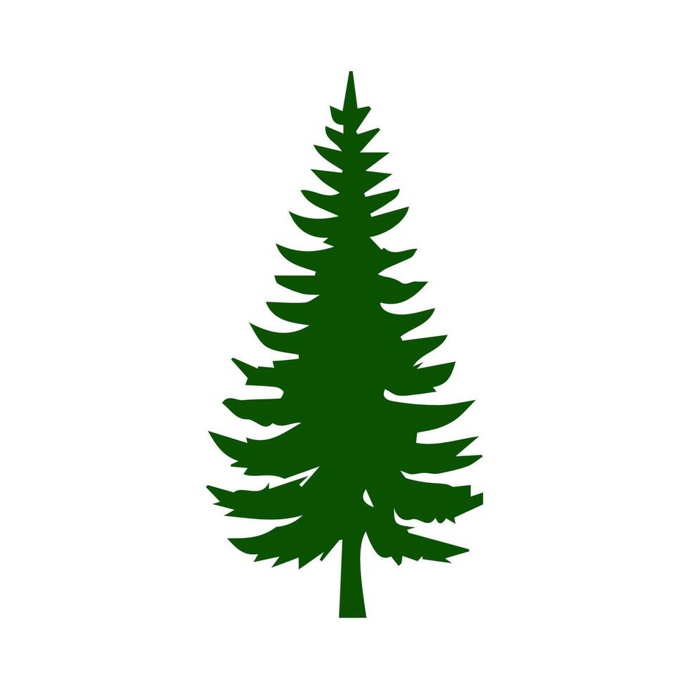 silhouette tree line drawing, graphics tree elements outline symbol for architecture and landscape design drawing. vector