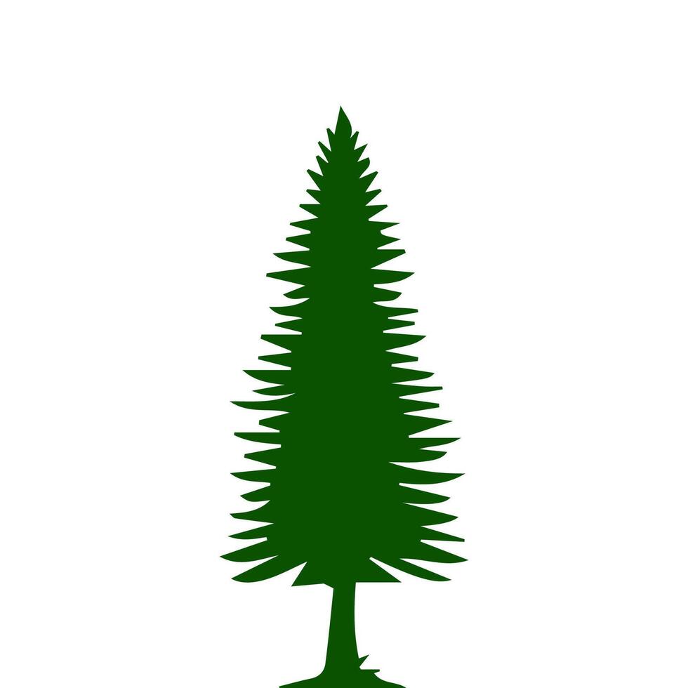 silhouette tree line drawing, graphics tree elements outline symbol for architecture and landscape design drawing. vector