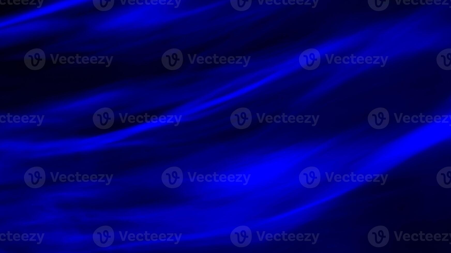 Defocused abstract blue background of speed camera movement over glowing lights. A pattern of flashes of light similar to the northern lights photo