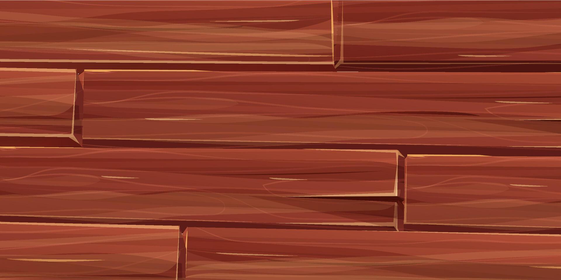 Wooden material board desk, textured surface wood comic background Wall, panel for game, ui design vector