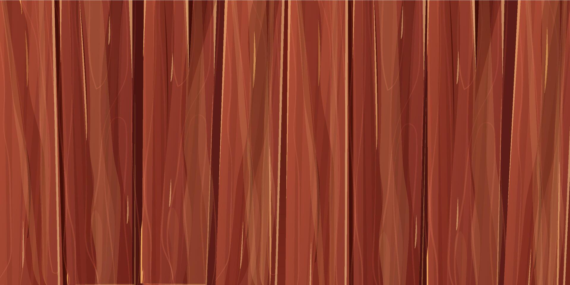 Wooden material board desk, textured surface wood comic background Wall, panel for game, ui design vector