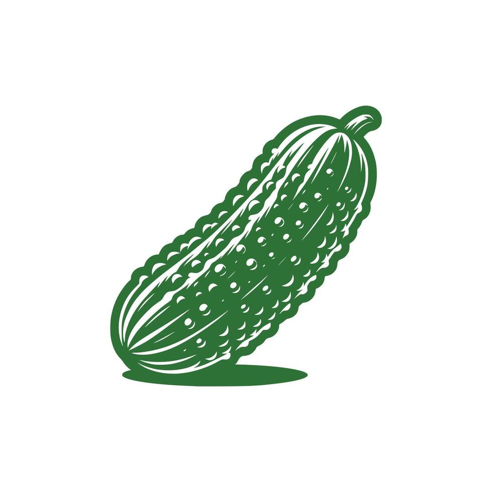 Cucumber Art Illustration vector