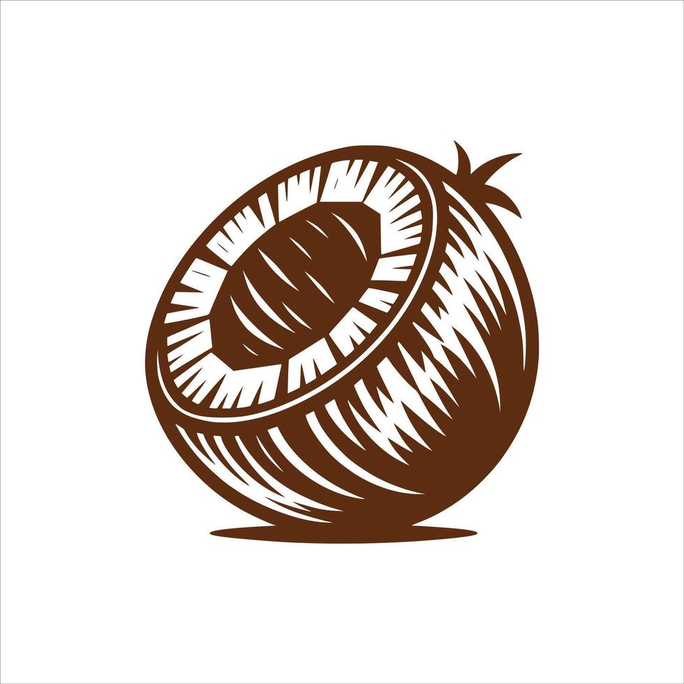 Coconut Art Illustration vector