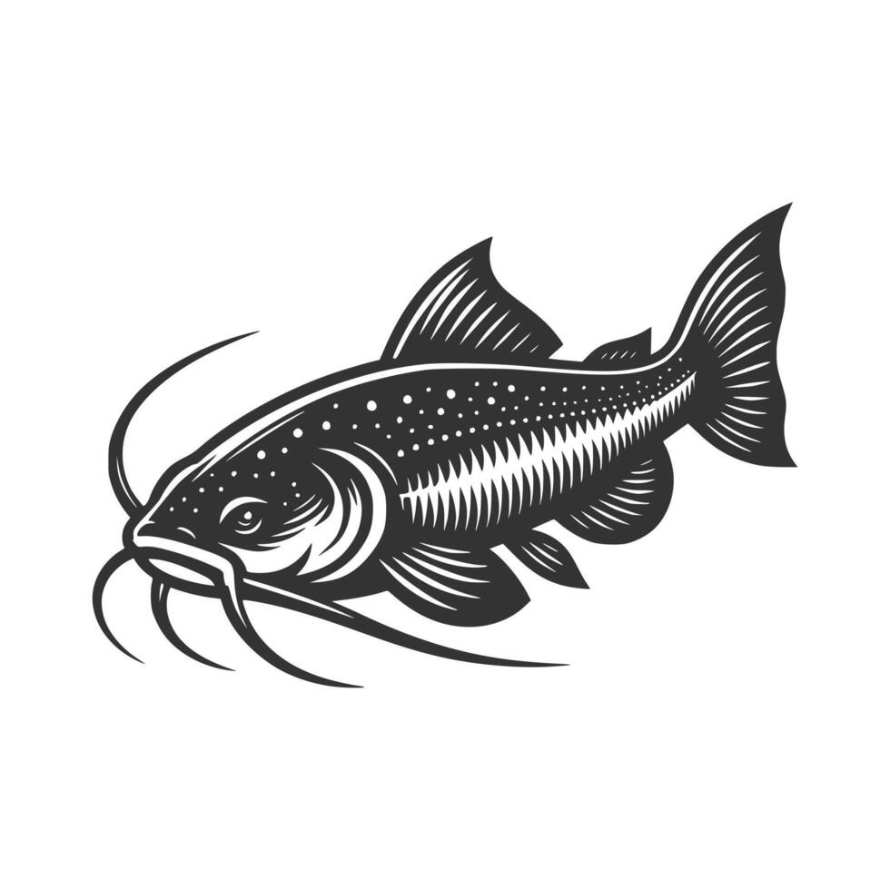 Free Catfish Art Illustration vector